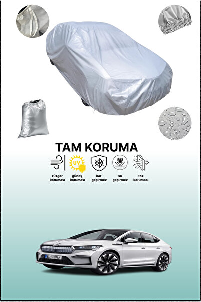 dokaca غطاء سيارة رمادي متوافق مع سكودا إنياك كوبيه 4، غطاء سيارة، غطاء واقي