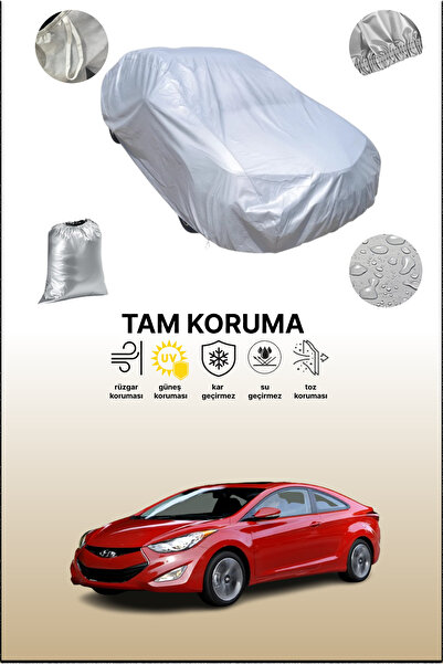 dokaca غطاء سيارة رمادي متوافق مع هيونداي إلنترا كوبيه 2012 - 2021، غطاء سيارة، غطاء واقي