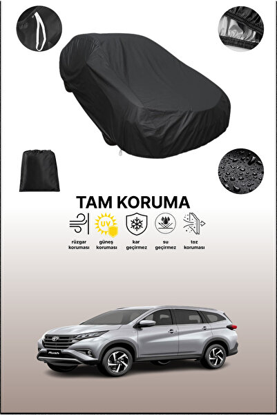 dokaca غطاء سيارة أسود متوافق مع تويوتا راش، غطاء واقي، غطاء سيارة