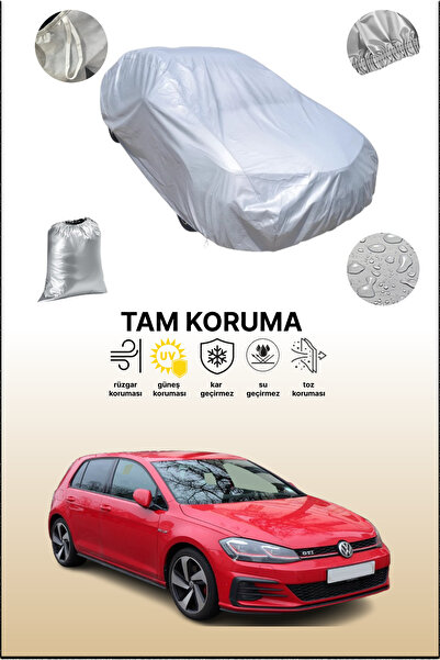 dokaca غطاء سيارة رمادي لفولكس فاجن جولف VII ذو 5 أبواب 2012 - 2017، متوافق م...