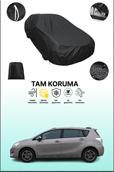 dokaca Black Toyota Verso 2013 - 2021 Compatible Car Tarpaulin, Protective Co...