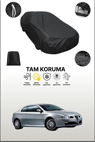 dokaca غطاء سيارة متوافق مع سيارة ألفا روميو جي تي كوبيه باللون الأسود، غطاء ...