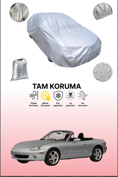 dokaca غطاء سيارة رمادي متوافق مع مازدا MX-5 2، غطاء سيارة، غطاء واقي