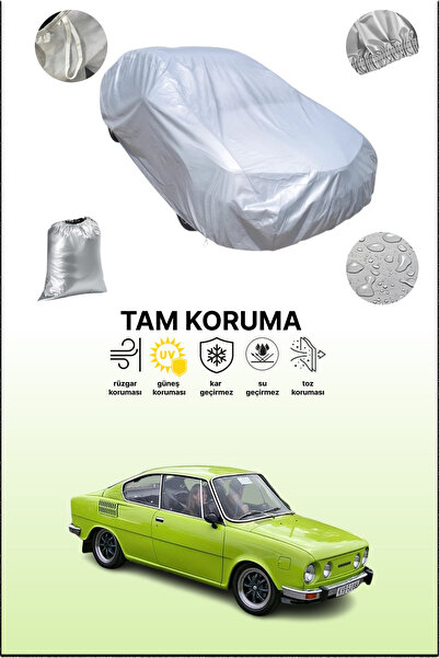 dokaca غطاء سيارة رمادي متوافق مع سكودا 110R 1970 - 1982، غطاء سيارة، غطاء واقي