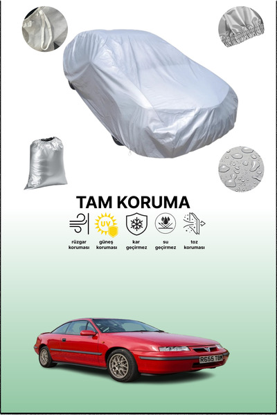 dokaca غطاء سيارة رمادي متوافق مع فوكسهول كاليبرا، غطاء سيارة، غطاء واقي