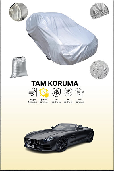 dokaca غطاء سيارة مرسيدس-بنز AMG GT رودستر باللون الرمادي، غطاء سيارة، غطاء واقي