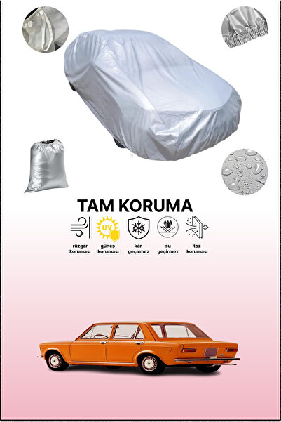 dokaca غطاء سيارة رمادي متوافق مع فيات 128 سيدان 1969 - 1976، غطاء سيارة، غطاء واقي