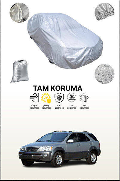 dokaca غطاء سيارة رمادي متوافق مع كيا سورينتو 2002 - 2006، غطاء سيارة، غطاء واقي