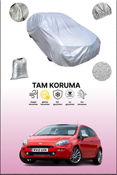 dokaca غطاء سيارة رمادي متوافق مع فيات بونتو 5 أبواب 2012 - 2021، غطاء سيارة،...