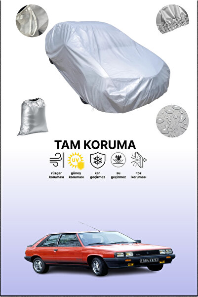 dokaca غطاء سيارة رمادي متوافق مع رينو 11 ثلاثي الأبواب 1983 - 1986، غطاء سيا...