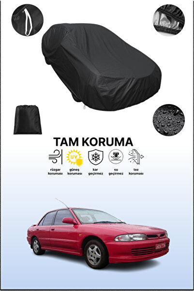 dokaca غطاء سيارة متوافق مع ميتسوبيشي لانسر 1994 - 1996، أسود اللون، غطاء واقي، غطاء سيارة