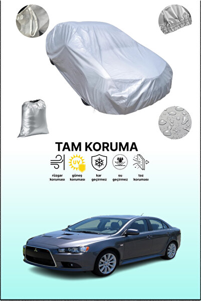 dokaca غطاء سيارة رمادي متوافق مع ميتسوبيشي لانسر راليارت 2008 - 2011، غطاء س...