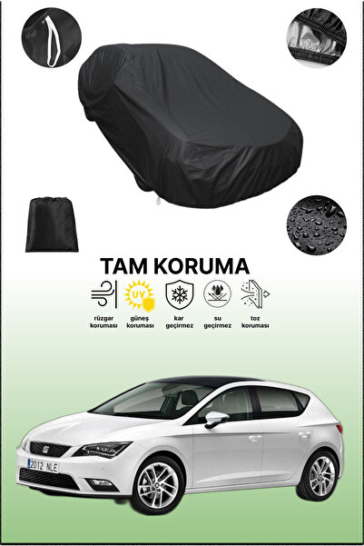 dokaca Siyah Seat Leon Uyumlu Araba Brandası, Koruyucu Örtü, Oto Branda
