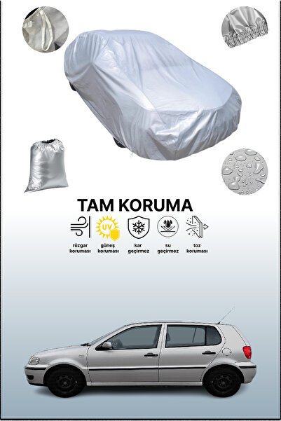 dokaca غطاء سيارة رمادي لفولكس واجن بولو 5 أبواب 1999 - 2001، متوافق مع السيا...