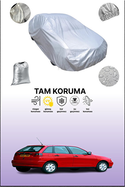 dokaca غطاء سيارة رمادي متوافق مع سيات إيبيزا ذات 5 أبواب من 1996 إلى 1999، غ...