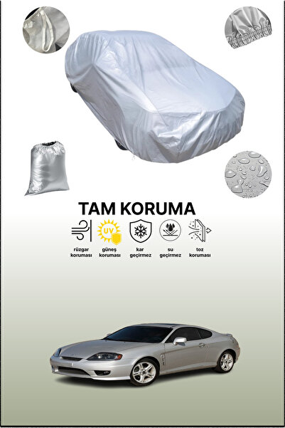 dokaca غطاء سيارة رمادي متوافق مع هيونداي كوبيه / تيبورون 2004 - 2007، غطاء س...