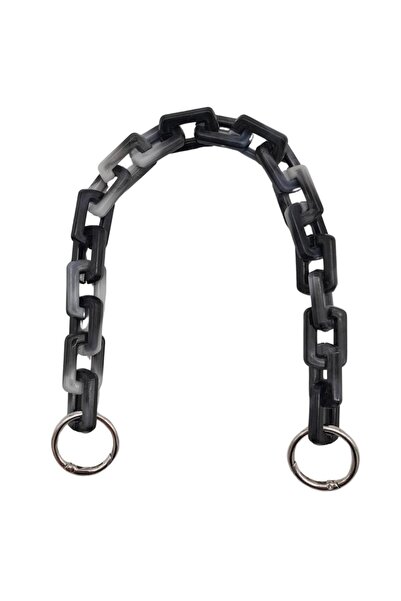 angel çanta aksesuar Anđel 42 cm Akril Izgleda kao plastika Torba - Sivi crni...