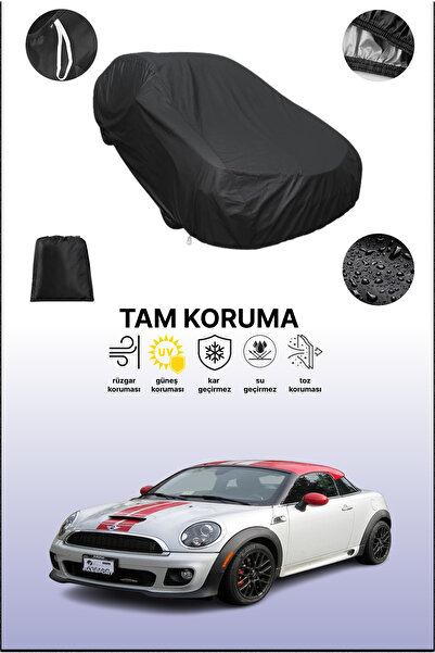 dokaca غطاء سيارة ميني كوبر رودستر أسود موديل 2011 - 2015، غطاء واقي، غطاء سيارة