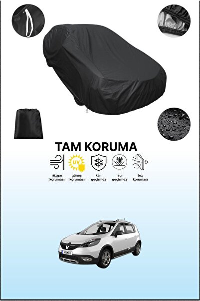 dokaca غطاء سيارة متوافق مع رينو سينيك 3 XMOD، غطاء واقي، غطاء سيارة أسود