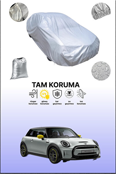 dokaca غطاء سيارة ميني كوبر الكهربائية باللون الرمادي، غطاء سيارة، غطاء واقي