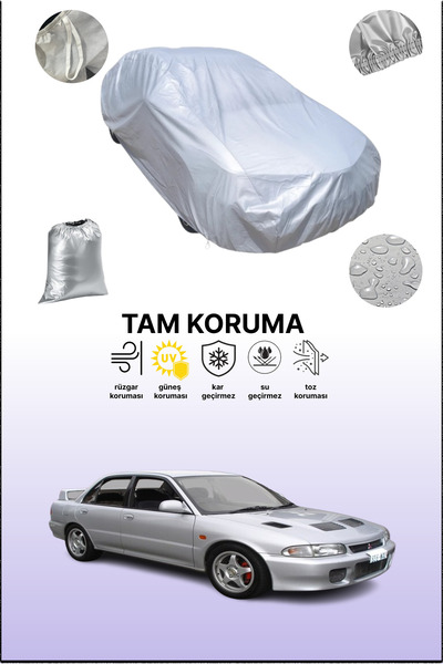 dokaca غطاء سيارة رمادي متوافق مع ميتسوبيشي لانسر إيفولوشن I 1992 - 1994، غطاء سيارة، غطاء واقي