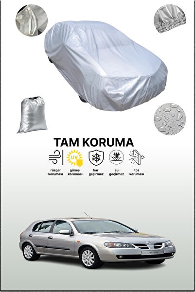 dokaca غطاء سيارة رمادي متوافق مع نيسان ألميرا 1 هاتشباك، غطاء سيارة، غطاء واقي