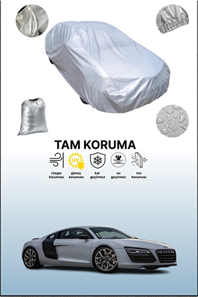 dokaca غطاء سيارة رمادي متوافق مع أودي R8 V8 2012 - 2015، غطاء سيارة، غطاء واقي