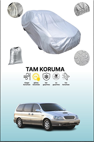 dokaca غطاء سيارة رمادي متوافق مع كيا كرنفال 1، غطاء سيارة، غطاء واقي