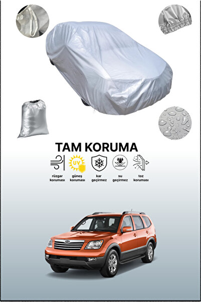 dokaca غطاء سيارة رمادي متوافق مع كيا بوريجو 2009 - 2021، غطاء سيارة، غطاء واقي