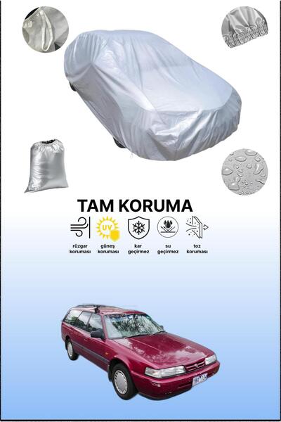 dokaca غطاء سيارة رمادي متوافق مع مازدا 626 3 ستيشن واجن، غطاء سيارة، غطاء واقي