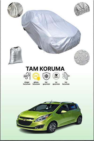 dokaca غطاء سيارة رمادي متوافق مع شيفروليه سبارك 3، غطاء سيارة، غطاء واقي