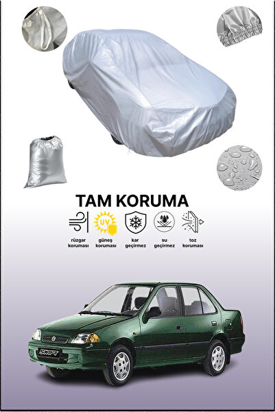 dokaca غطاء سيارة رمادي متوافق مع سوزوكي سويفت سيدان 1991 - 1996، غطاء سيارة،...