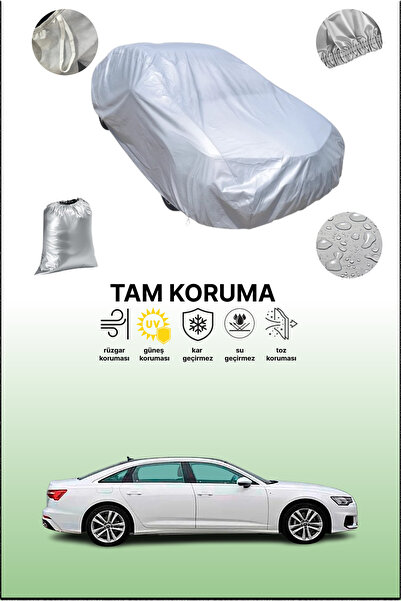 dokaca Gri Audi A6 Long Uyumlu Oto Branda, Araba Brandası, Koruyucu Örtü