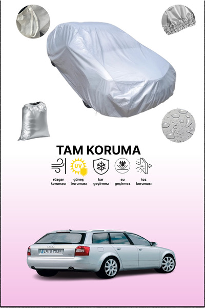 dokaca غطاء سيارة رمادي متوافق مع أودي A4 أفانت 2001 - 2004، غطاء سيارة، غطاء...