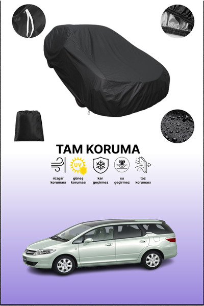 dokaca غطاء سيارة متوافق مع هوندا إيرويف 2005 - 2010 باللون الأسود، غطاء واقي...