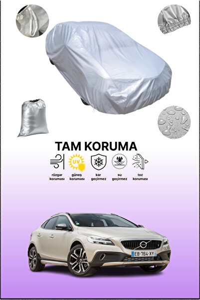 dokaca غطاء سيارة رمادي متوافق مع فولفو V40 كروس كانتري 2016 - 2021، غطاء سيا...