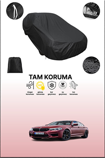 dokaca غطاء سيارة متوافق مع بي إم دبليو إم5 (إف90) 2017 - 2021، غطاء واقي، غطاء سيارة أسود