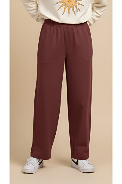 Cigit Seasonal Modal Trousers 2-8 Years Old Burgundy