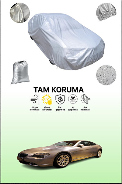 dokaca غطاء سيارة متوافق مع سيارات بي إم دبليو 6 سيريز باللون الرمادي، غطاء سيارة، غطاء واقي