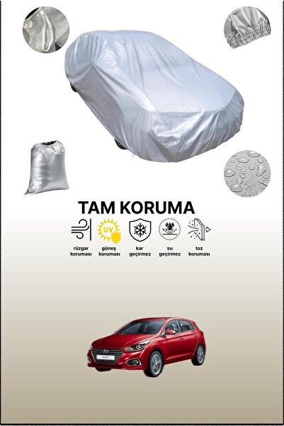 dokaca غطاء سيارة رمادي متوافق مع هيونداي أكسنت 5 هاتشباك، غطاء سيارة، غطاء واقي