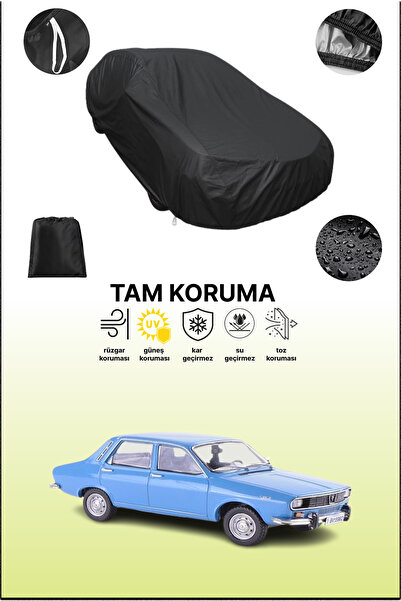 dokaca Black Dacia 1300 1969 - 1979 Compatible Car Tarpaulin, Protective Cove...
