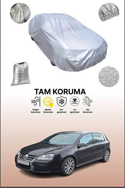 dokaca غطاء سيارة رمادي متوافق مع فولكس فاجن جولف V R32 ذو 5 أبواب موديلات 20...