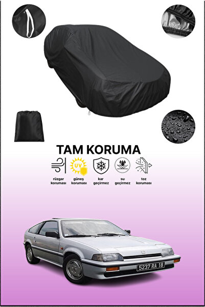 dokaca غطاء سيارة متوافق مع هوندا سي آر إكس 1 باللون الأسود، غطاء واقي، غطاء ...