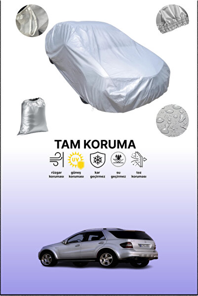 dokaca غطاء سيارة رمادي متوافق مع مرسيدس إم إل 63 إيه إم جي (دبليو164) 2005 - 2007، غطاء سيارة، غطاء واقي