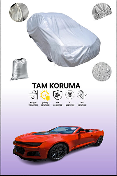 dokaca غطاء سيارة رمادي متوافق مع شيفروليه كامارو ZL1 كابريوليه 2016 - 2021، ...