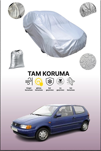 dokaca غطاء سيارة رمادي لفولكس واجن بولو 3 أبواب 1994 - 1999، متوافق مع السيا...