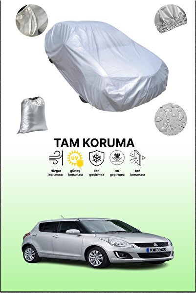 dokaca غطاء سيارة رمادي متوافق مع سوزوكي سويفت 5 أبواب 2014 - 2017، غطاء سيار...