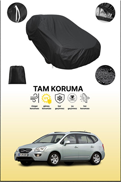 dokaca غطاء سيارة متوافق مع كيا كارينز 2008 - 2013، لون أسود، غطاء واقي، غطاء...