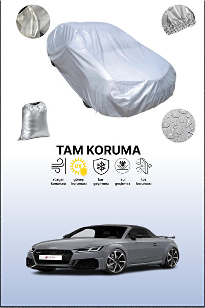 dokaca غطاء سيارة رمادي متوافق مع أودي تي تي آر إس رودستر 2019 - 2021، غطاء س...