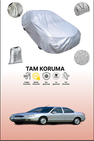 dokaca غطاء سيارة رمادي متوافق مع فورد مونديو سيدان 1997 - 2000، غطاء سيارة، غطاء واقي